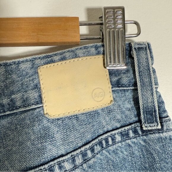 Adriano Goldschmied Knoxx High Rise Baggy Boyfriend Distressed 100% Cotton 28R - Picture 3 of 13